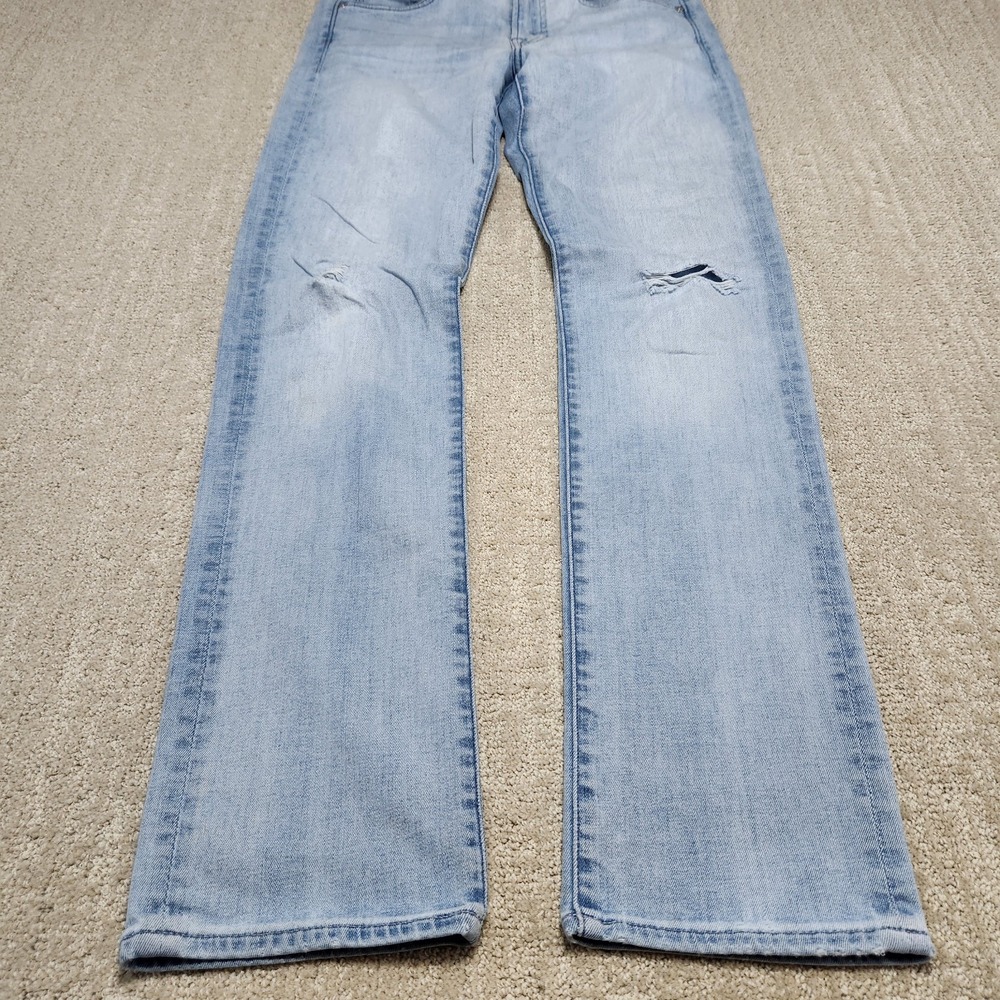 7 For All Mankind Light Blue Straight Leg Jeans